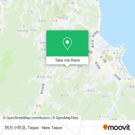 阿月小吃店 map