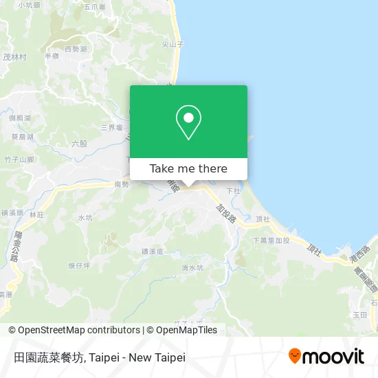 田園蔬菜餐坊 map