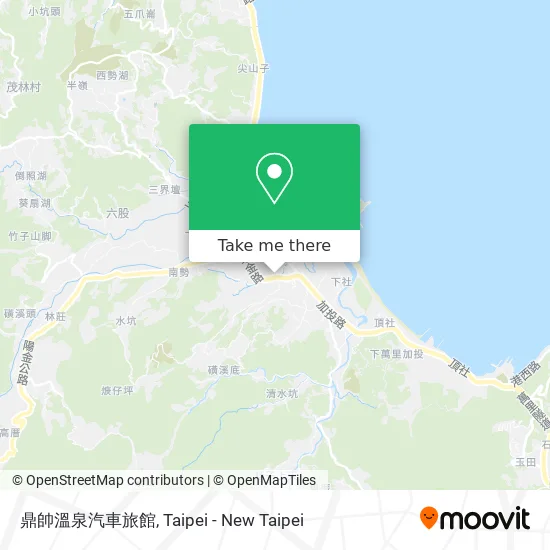鼎帥溫泉汽車旅館 map