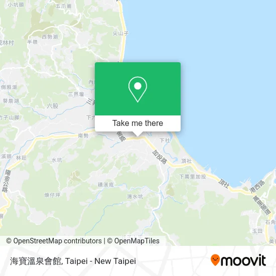 海寶溫泉會館地圖