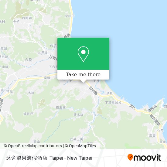 沐舍溫泉渡假酒店 map