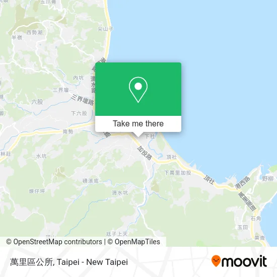萬里區公所地圖