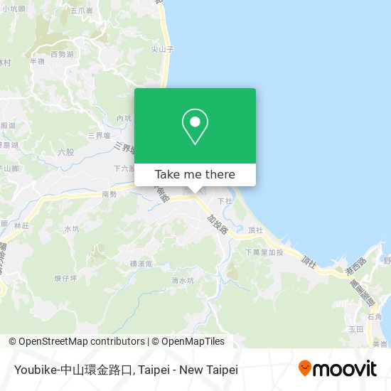 Youbike-中山環金路口 map