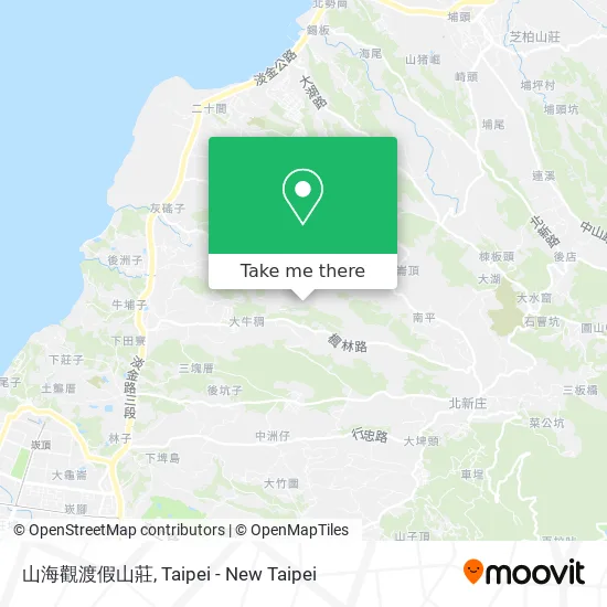 山海觀渡假山莊 map