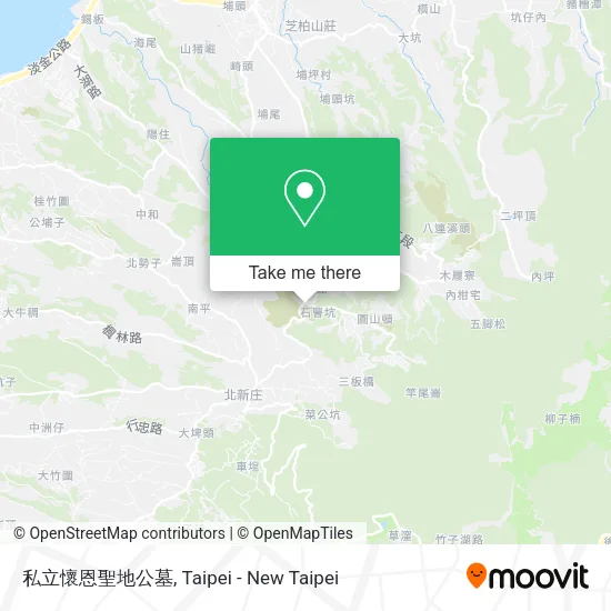 私立懷恩聖地公墓地圖