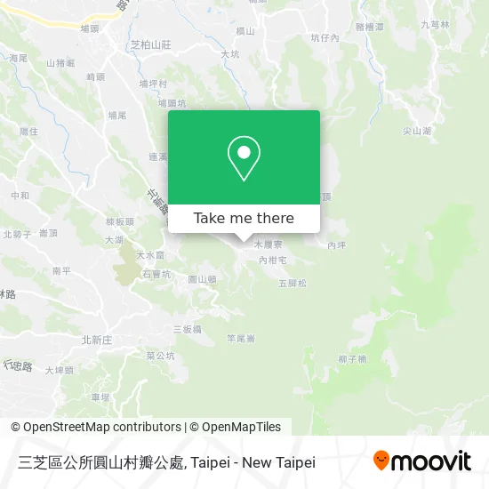 三芝區公所圓山村瓣公處 map
