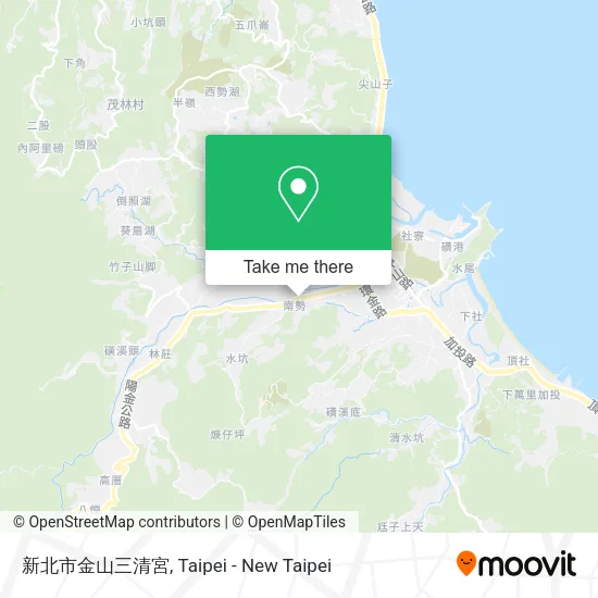 新北市金山三清宮 map