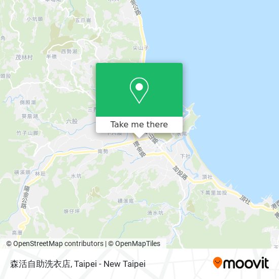森活自助洗衣店 map