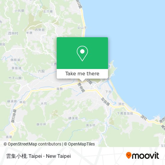 雲集小棧 map
