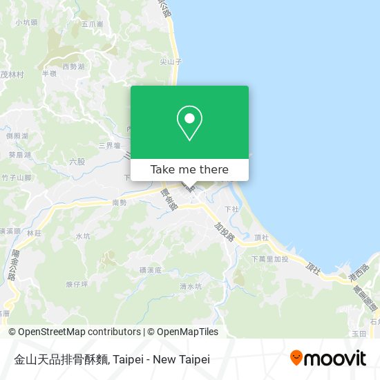 金山天品排骨酥麵 map