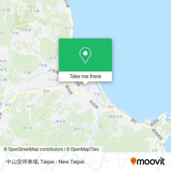 中山堂停車場地圖