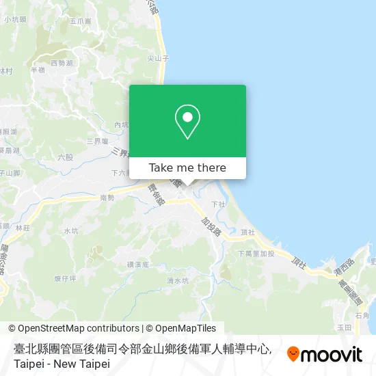 臺北縣團管區後備司令部金山鄉後備軍人輔導中心 map