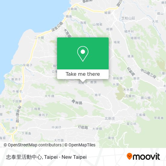 忠泰里活動中心 map