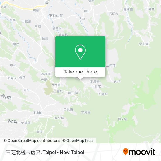 三芝北極玉虛宮 map