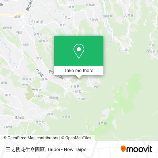 三芝櫻花生命園區地圖