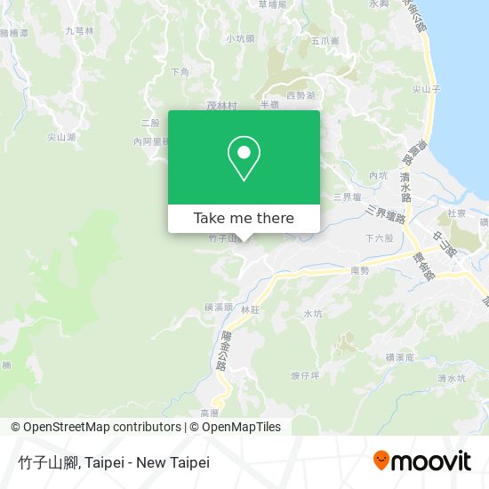 竹子山腳地圖