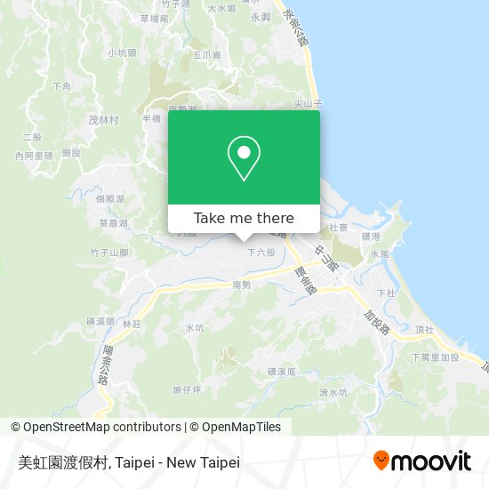 美虹園渡假村地圖