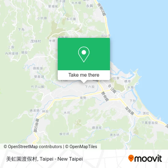 美虹園渡假村 map