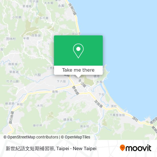 新世紀語文短期補習班地圖