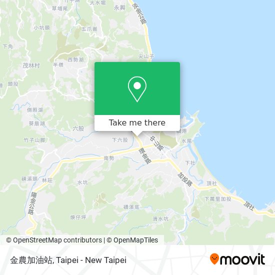金農加油站 map