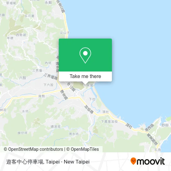 遊客中心停車場地圖