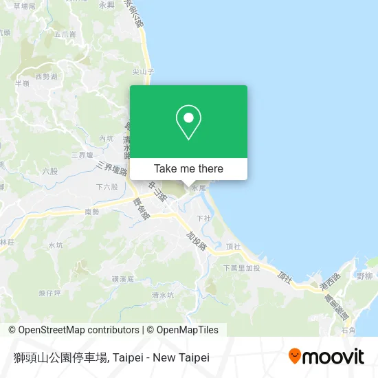 獅頭山公園停車場 map