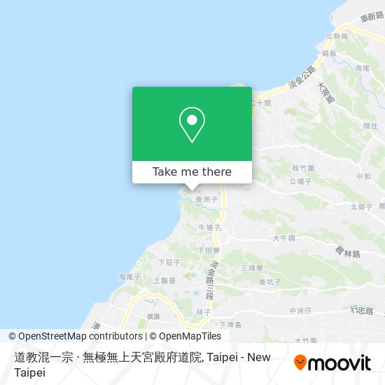 道教混一宗 ‧ 無極無上天宮殿府道院地圖