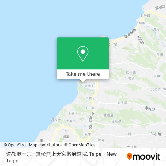 道教混一宗 ‧ 無極無上天宮殿府道院 map