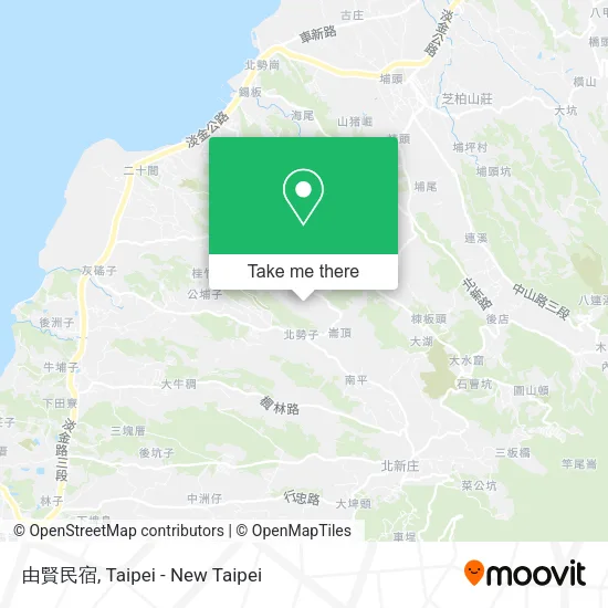 由賢民宿地圖