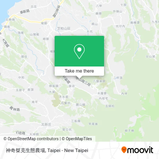 神奇桀克生態農場地圖