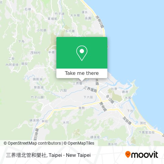 三界壇北管和樂社地圖