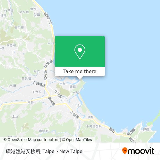 磺港漁港安檢所 map