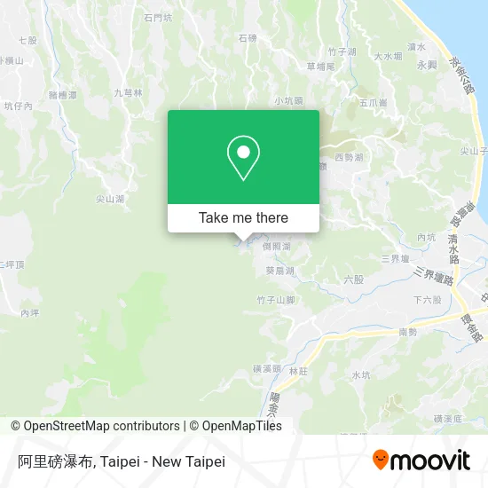 阿里磅瀑布 map