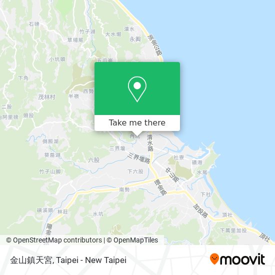 金山鎮天宮 map