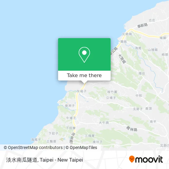 淡水南瓜隧道 map