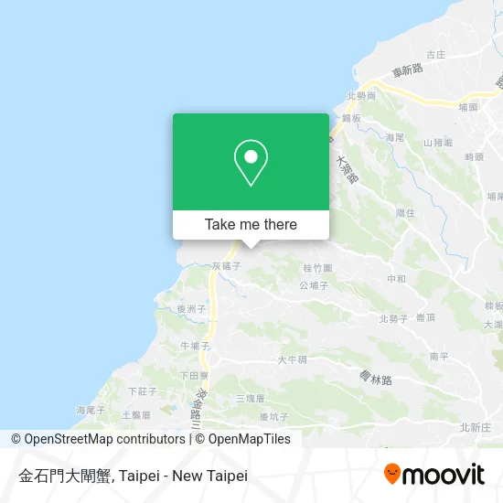 金石門大閘蟹地圖