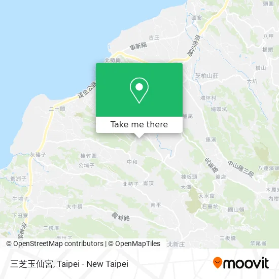 三芝玉仙宮 map