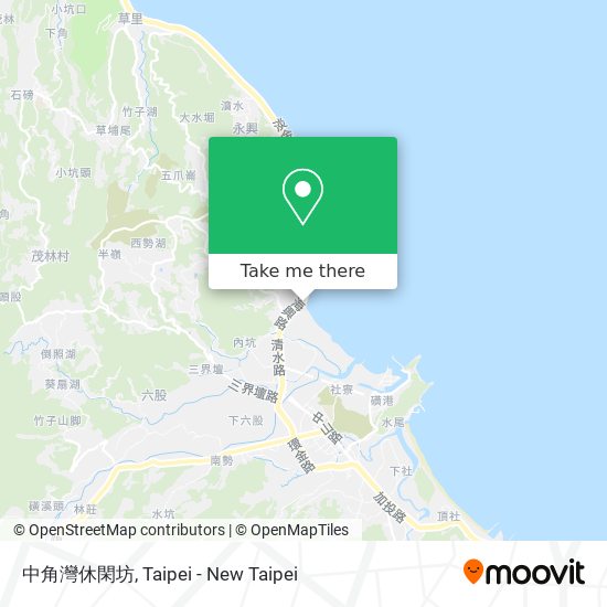中角灣休閑坊地圖