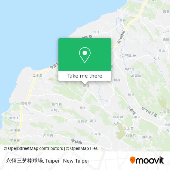 永恆三芝棒球場 map