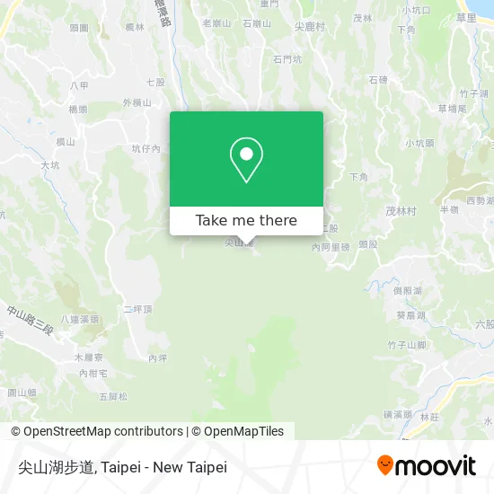 尖山湖步道地圖
