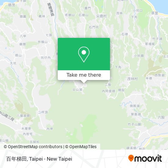 百年梯田 map