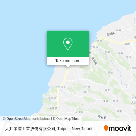 大井泵浦工業股份有限公司地圖