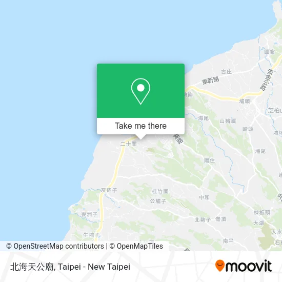 北海天公廟地圖