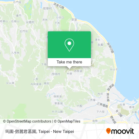 筠園-鄧麗君墓園 map