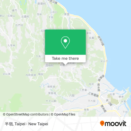 半嶺 map