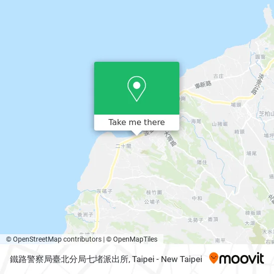 鐵路警察局臺北分局七堵派出所 map