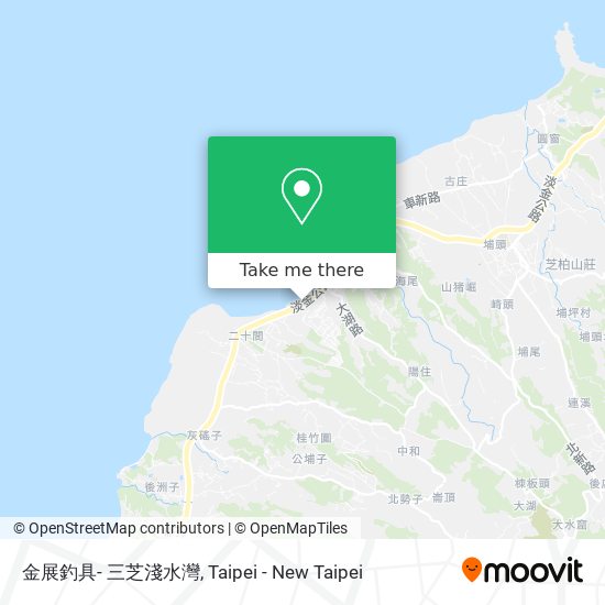 金展釣具- 三芝淺水灣 map