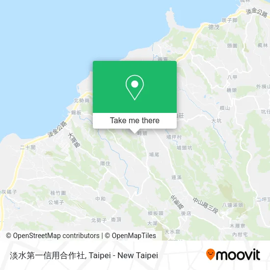 淡水第一信用合作社 map