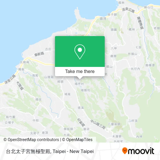 台北太子宮無極聖殿 map
