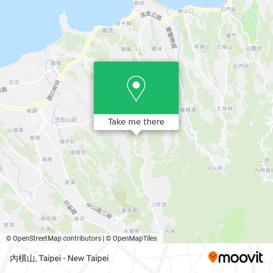 內橫山 map